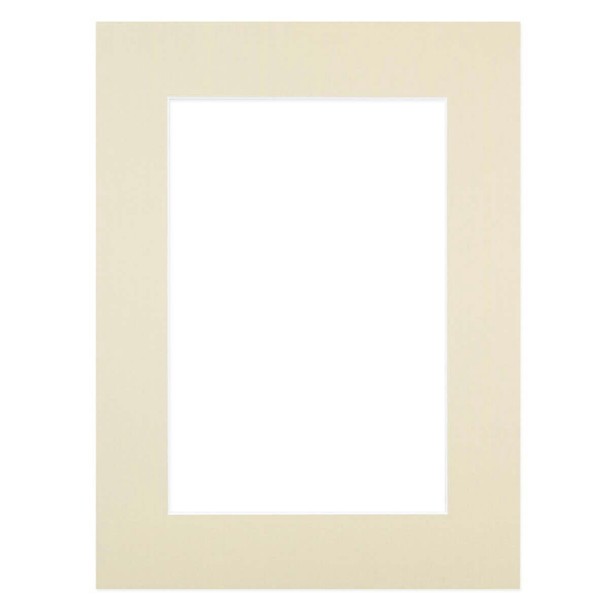 PASSE-PARTOUT SIMPLE - Passe-partout beige 30x40 cm ouverture 18x24 cm carton