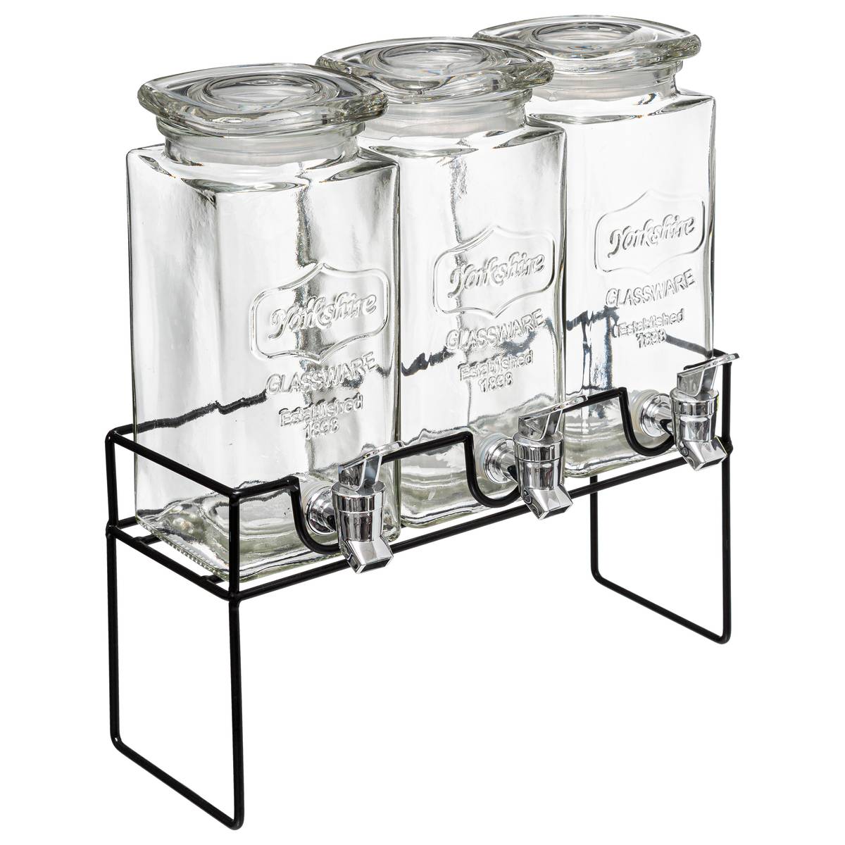 Dispenser"Modern Wood" 1.5L, Transparent