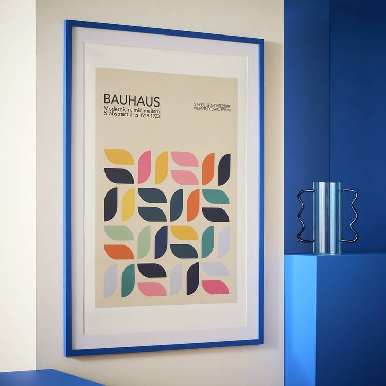 Habitat Blue Cobalt Picture Frame - 70X100cm