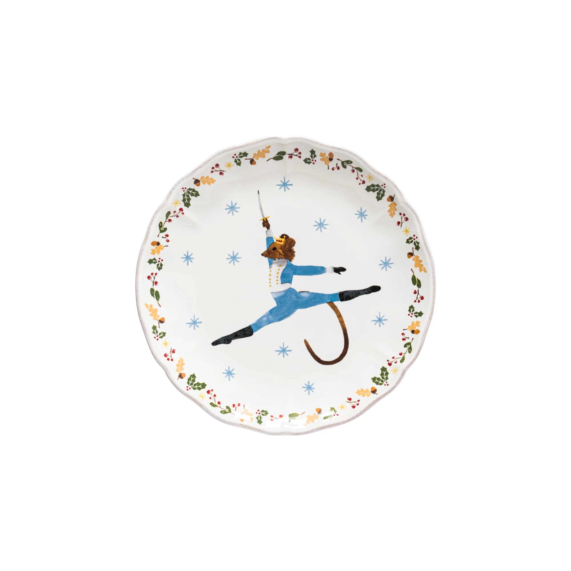 Salad/Dessert Plate Mouse King The Nutcracker, Casafina by COSTA NOVA