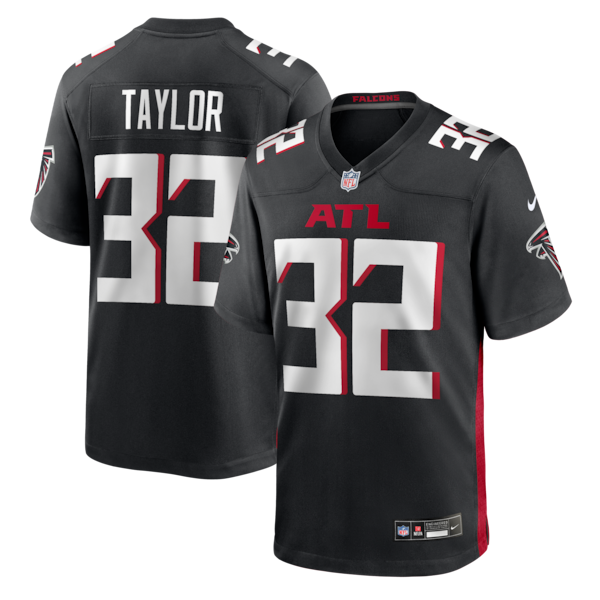 Keith Taylor Atlanta Falcons Nike Team Game Jersey -  Black