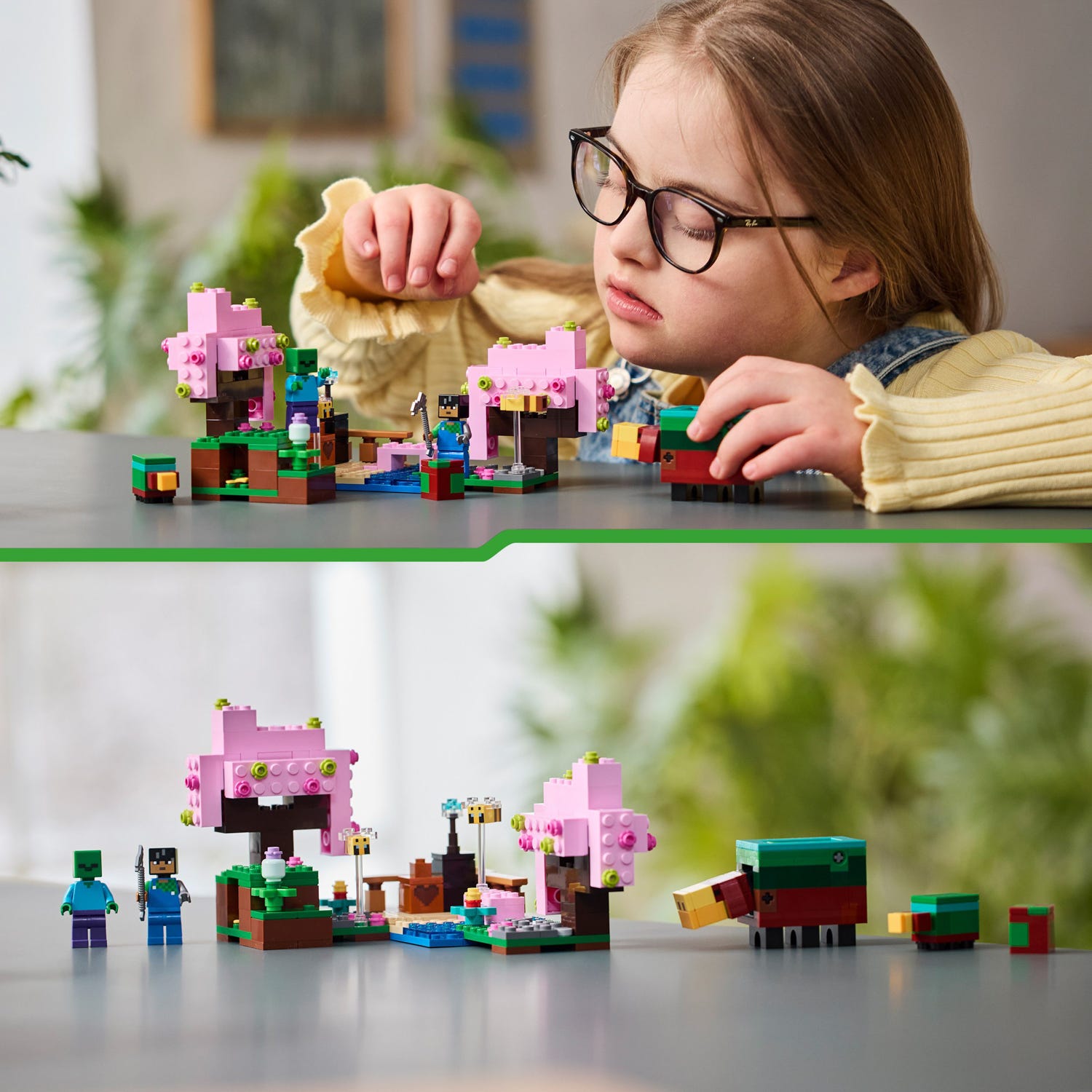 Il giardino del ciliegio in fiore Lego Minecraft