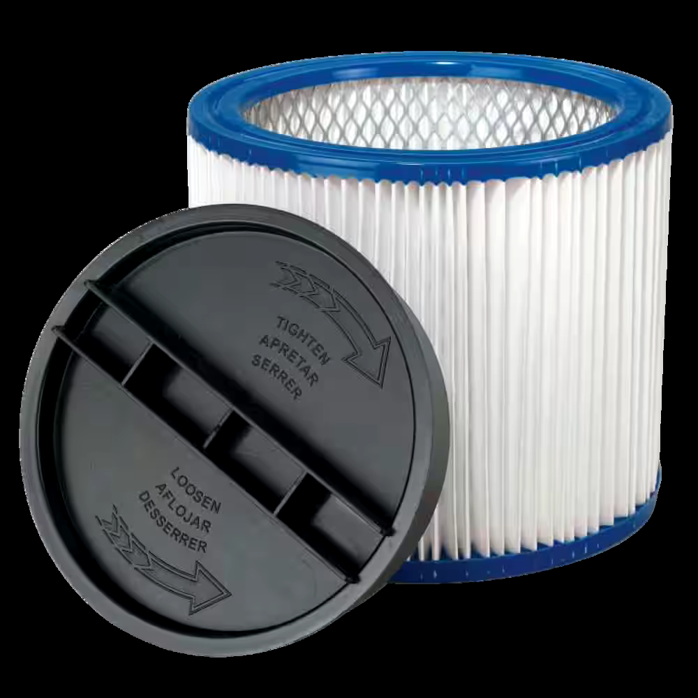 Shop-Vac® CVCFH2 HEPA-Gore Cleanstream Pleated Paper Cartridge Filter for Wet/Dry Shop Vacuums