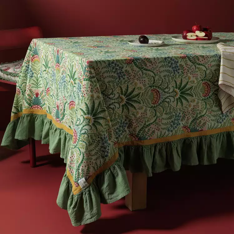Habitat x Sanderson & National Trust Table Cloth - Green