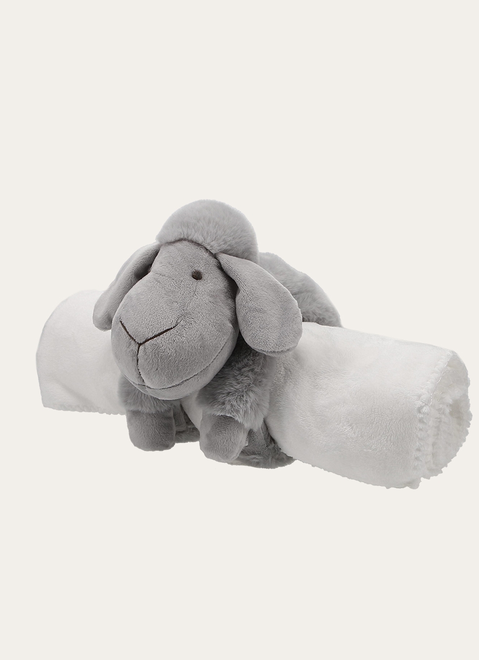 PLAID PELUCHE MOUTON GRIS