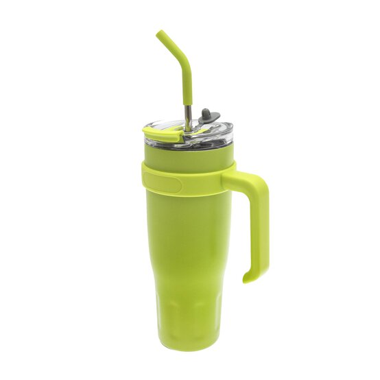 Large Lime Green Travel Cup