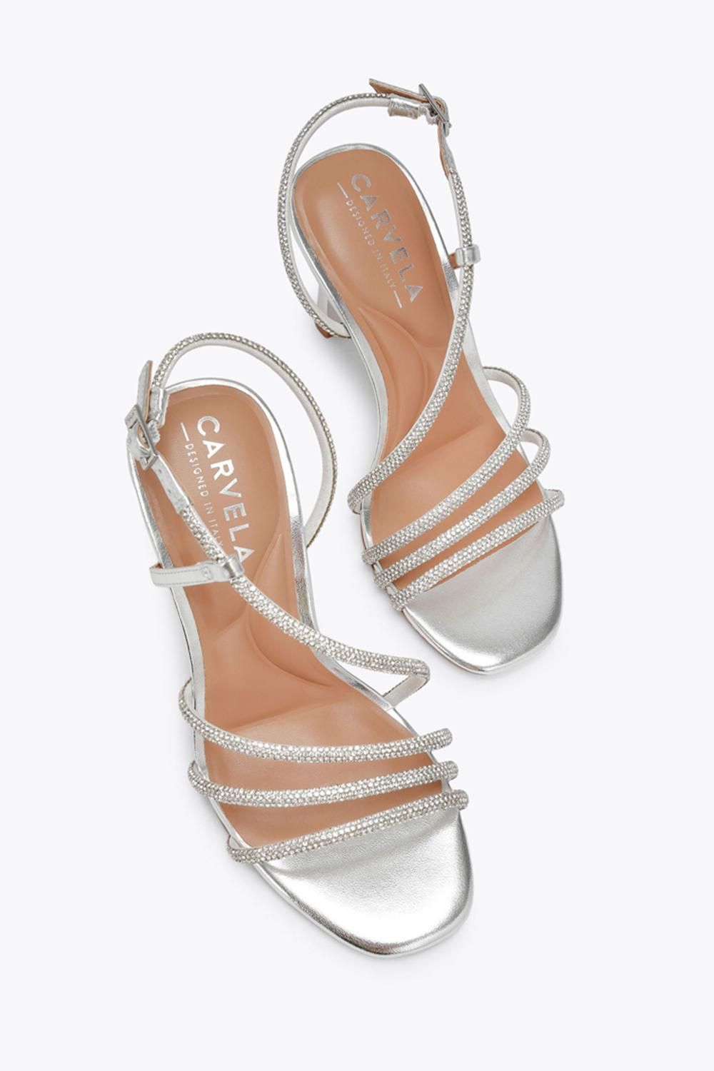 Carvela Paparazza Jewel Wide Fit' Fabric Heels