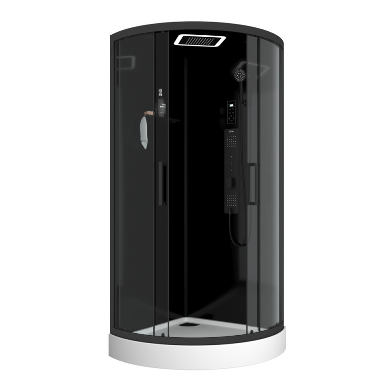 Cabine de douche Aura 1/4 de rond 95 x 95 x 215 cm AURLANE
