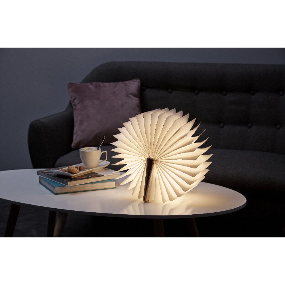 Lampe livre pliante noir, gris ou rose