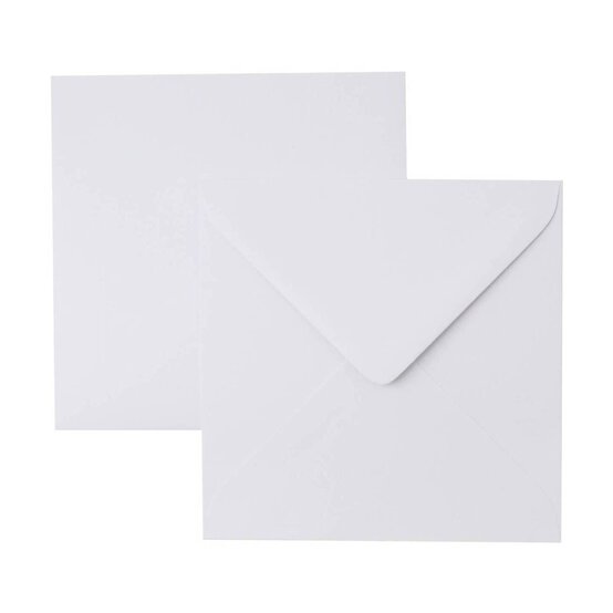 White Envelopes 6 x 6 Inches 50 Pack