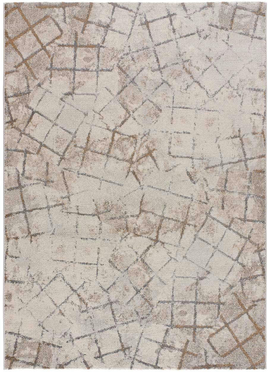 BEIRE - Tapis abstrait en beige, 133X190 cm