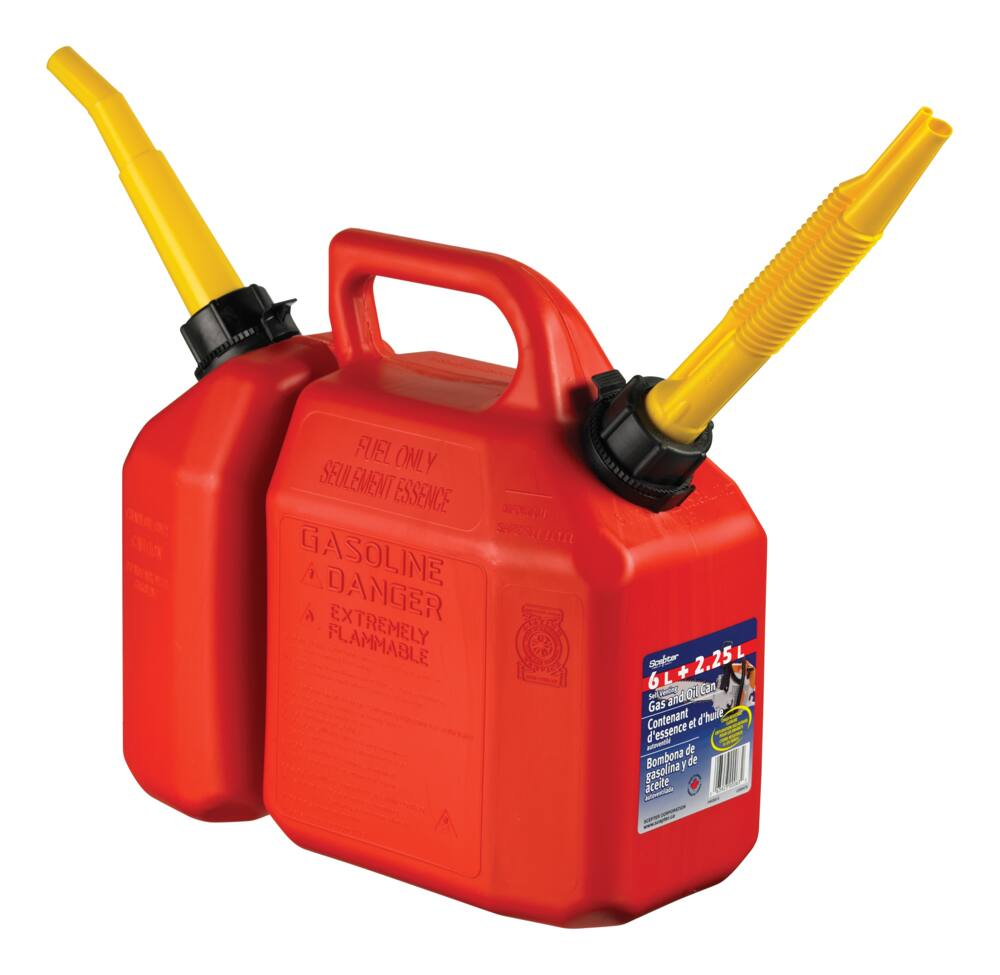 Scepter 2-in-1 Oil and Gas Can Combo, 2.25/6-L