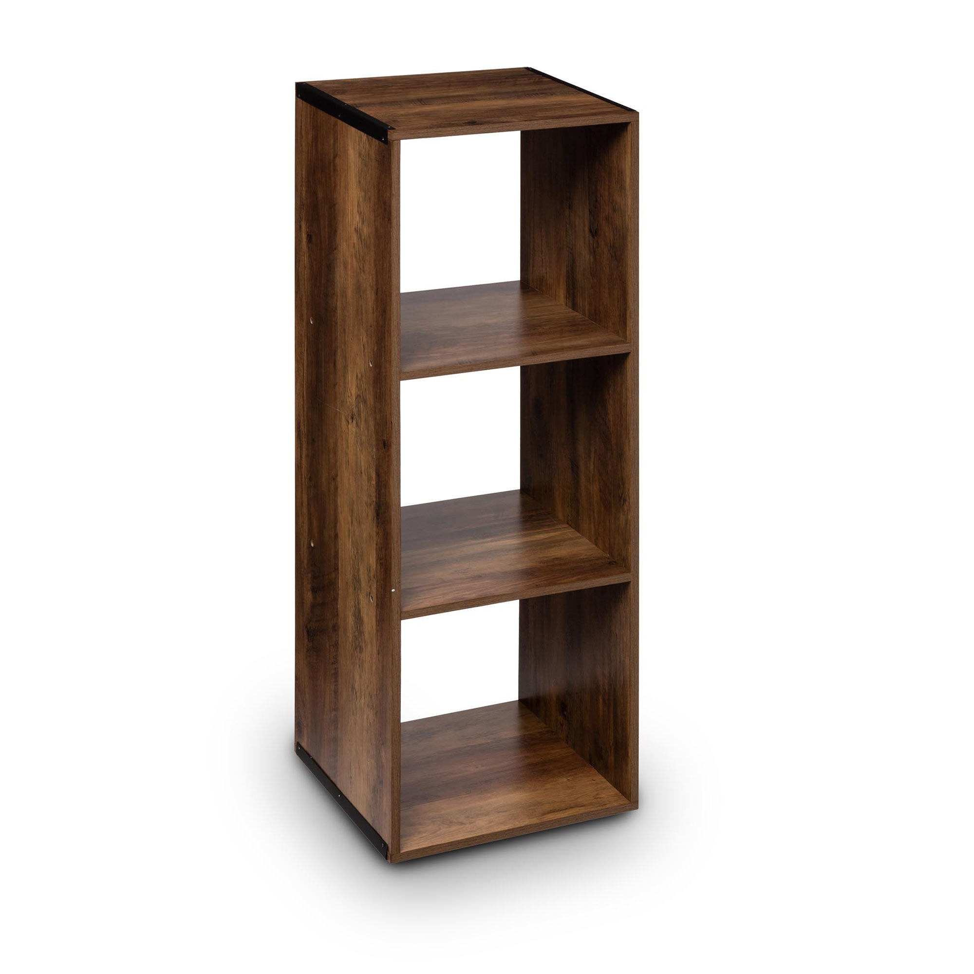 Estante indus castanho escuro para 3 cubos MIXMODUL