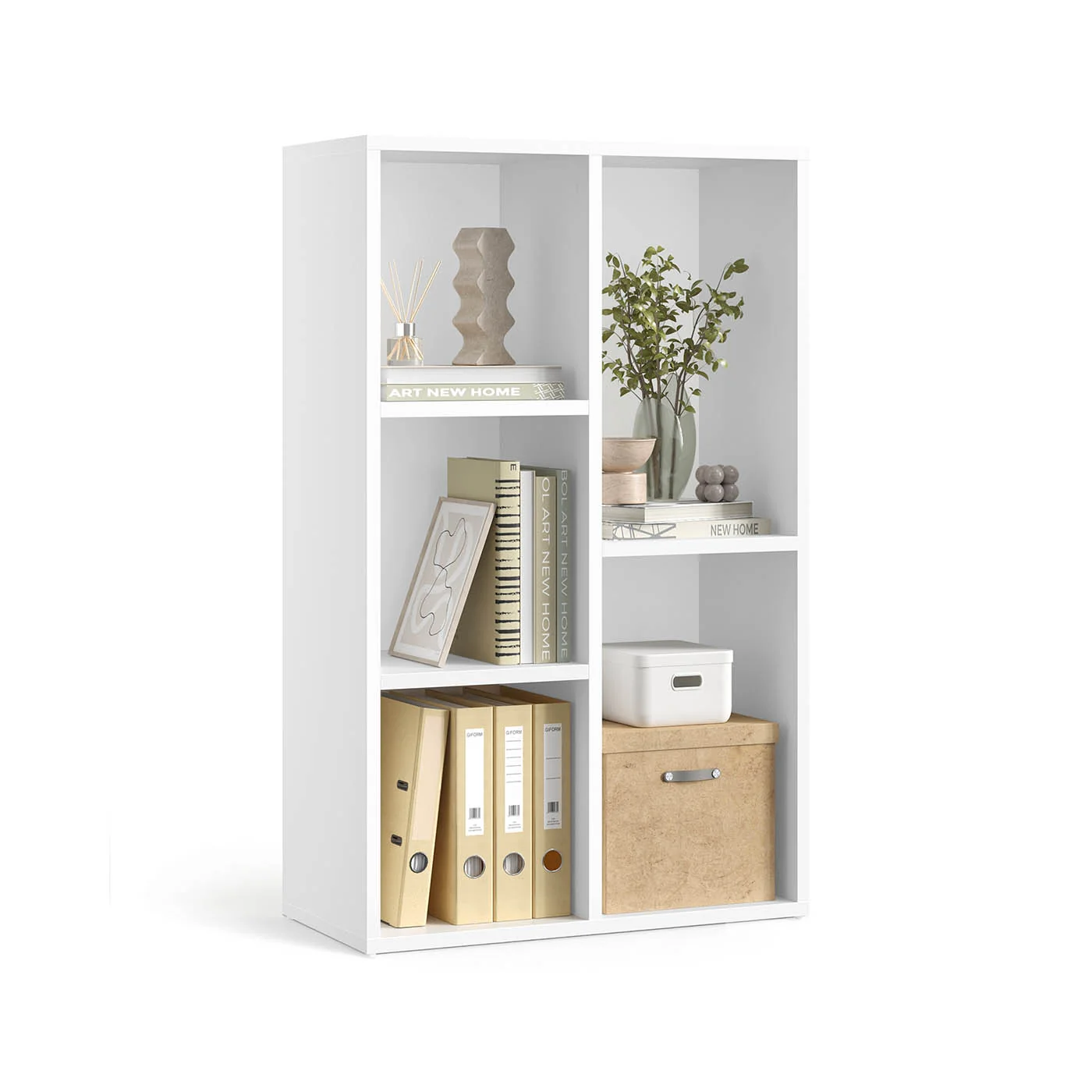 Bibliothèque à 5 compartiments