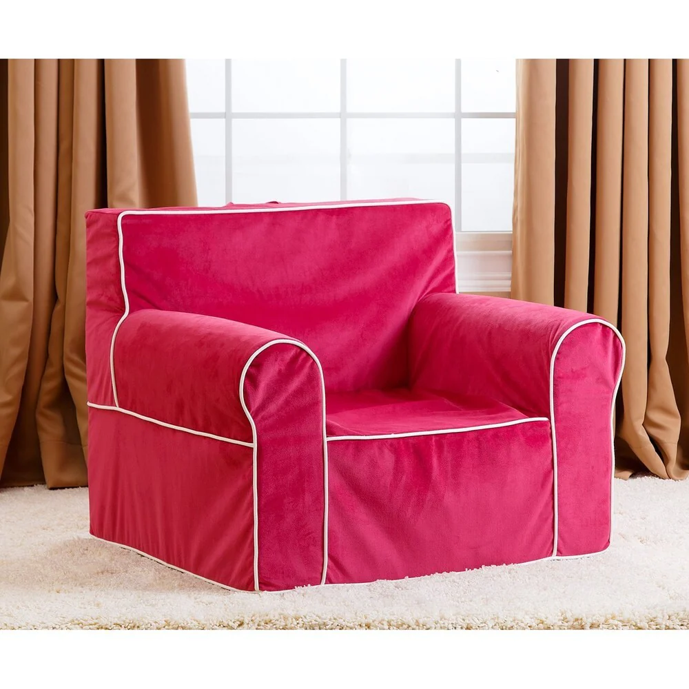 Abbyson Kids Oversized Pink Everywhere Chair