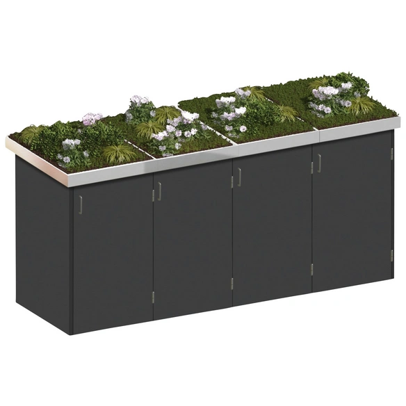 Mülltonnenbox »BINTO«, 282 x 129 x 90 cm (BxHxT), 3.274,02 Liter