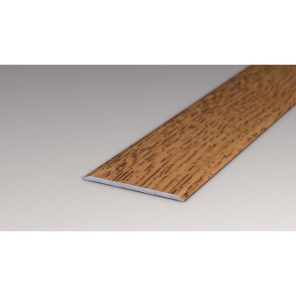 OVERGANGSPROFIL LOGOCLIC ALUMINIUM 1000X40X2MM MØRK EIK
