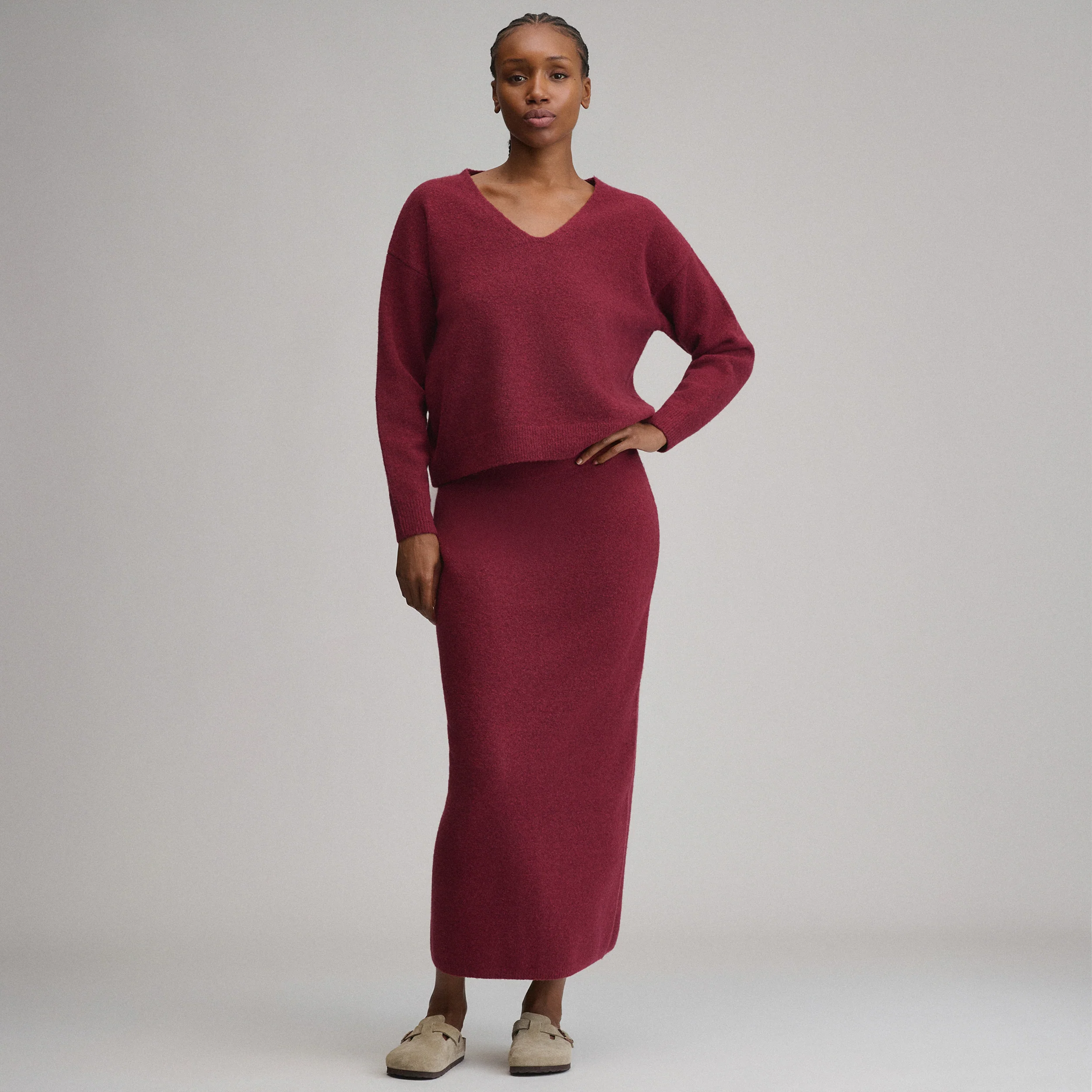 Women's Sweater Midi Skirt