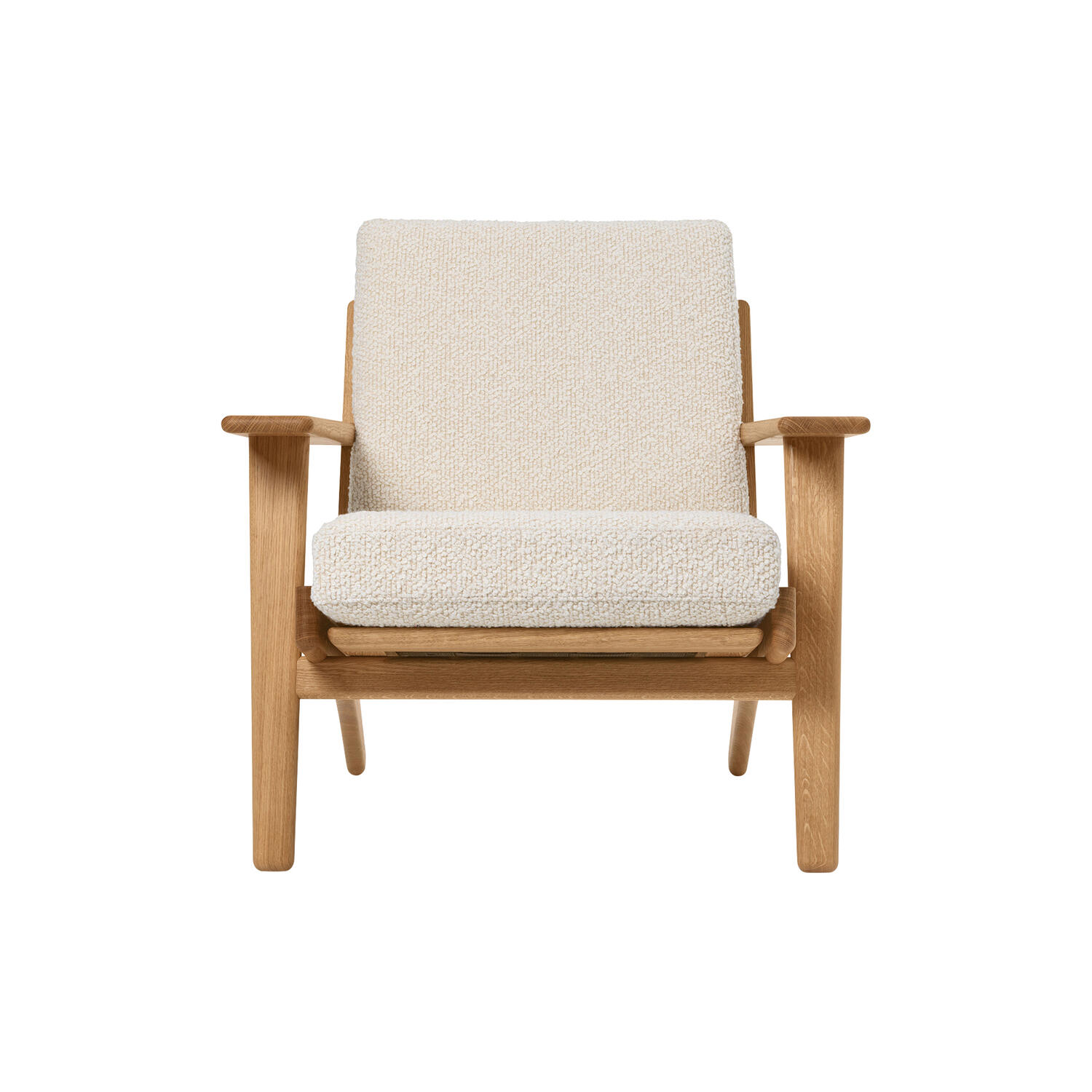 CH290 loungestol, 1501 eggshell/olieret eg
