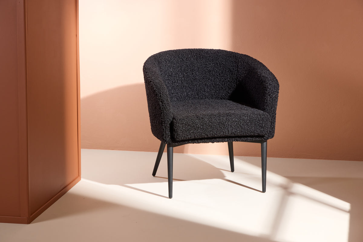 Rebellenclub Fauteuil Minerva - Zwart