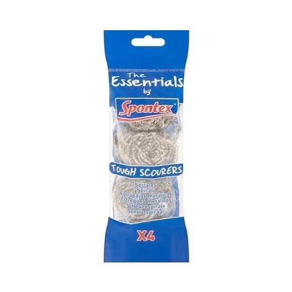 Spontex Tough Scourers 4 Pack