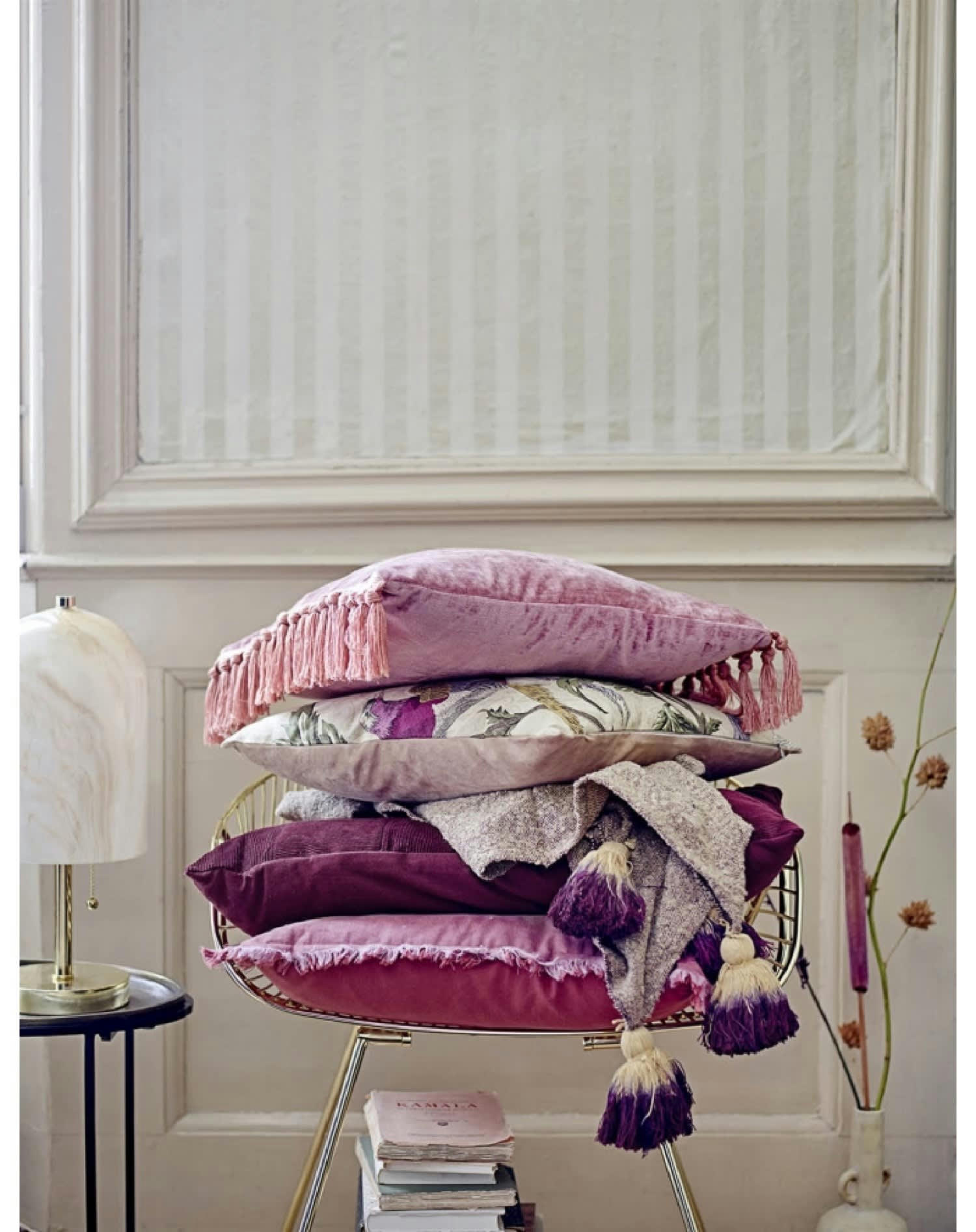 POESIE ROMANTIQUE - Coussin Lucie polyester 45x45cm