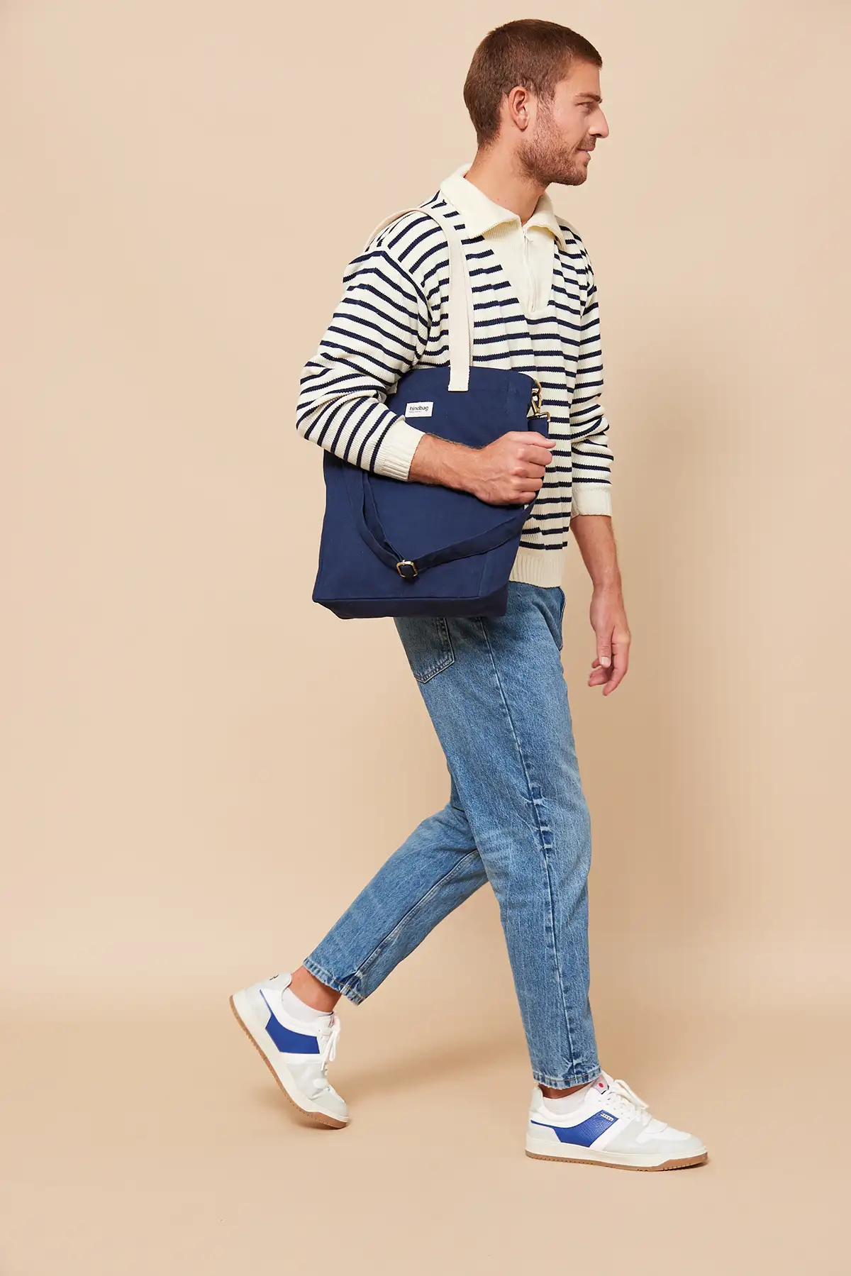 Cabas vertical Paul Navy