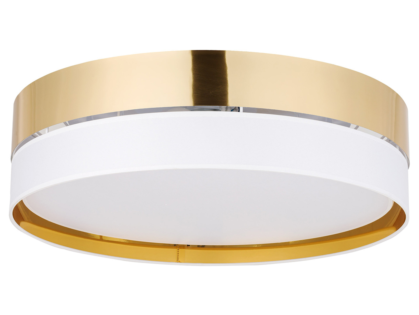 Lampa sufitowa Hilton 4-punktowa metalowa złota