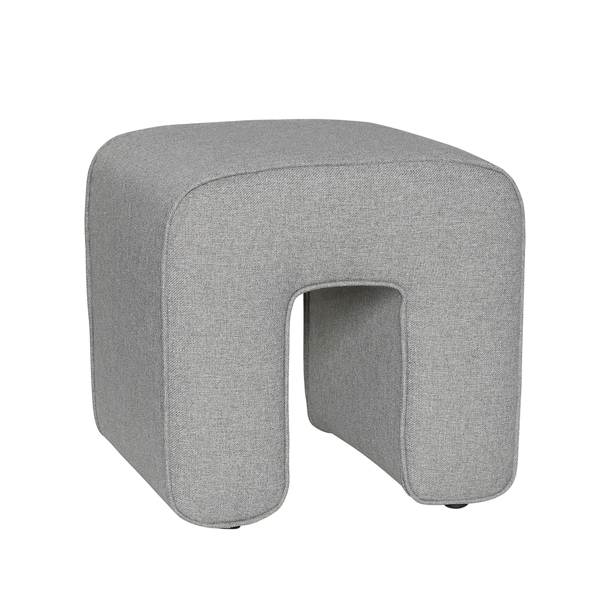 Hübsch poef Sculpture - polyester - 45x45xh47cm