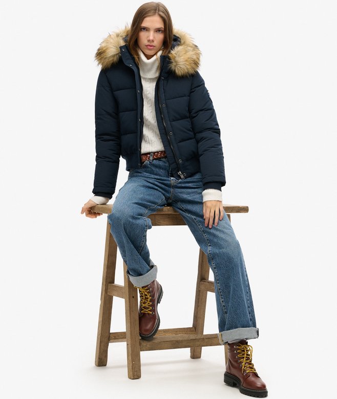 Everest Hooded Bomber Jacket