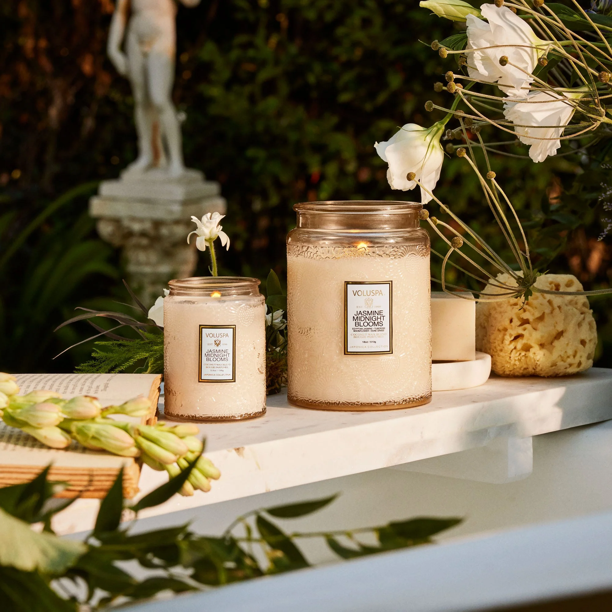 Jasmine Midnight Blooms - Small Jar Candle
