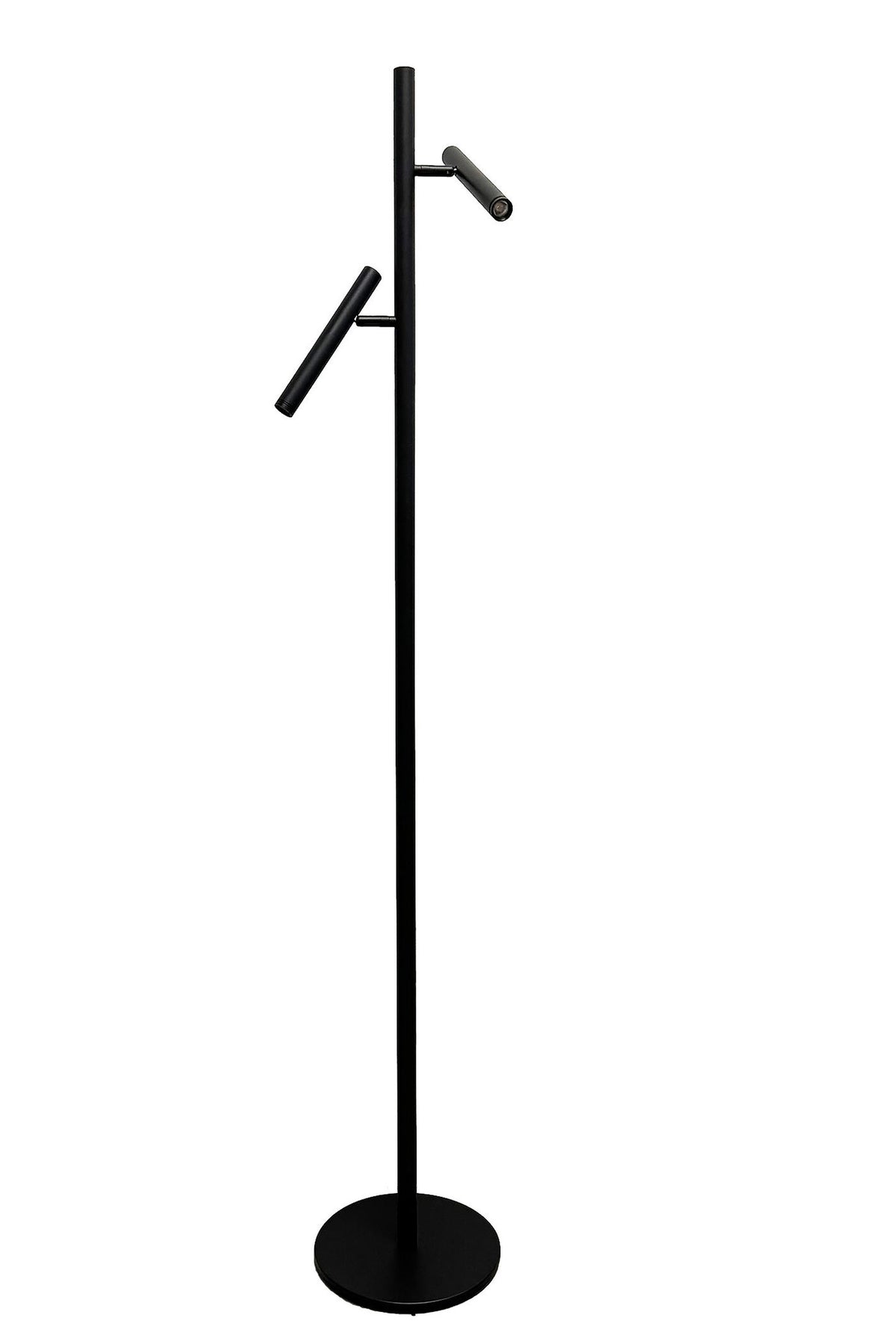 Freelight vloerlamp Luogo - 2 lichts - 25 x 150  cm - zwart