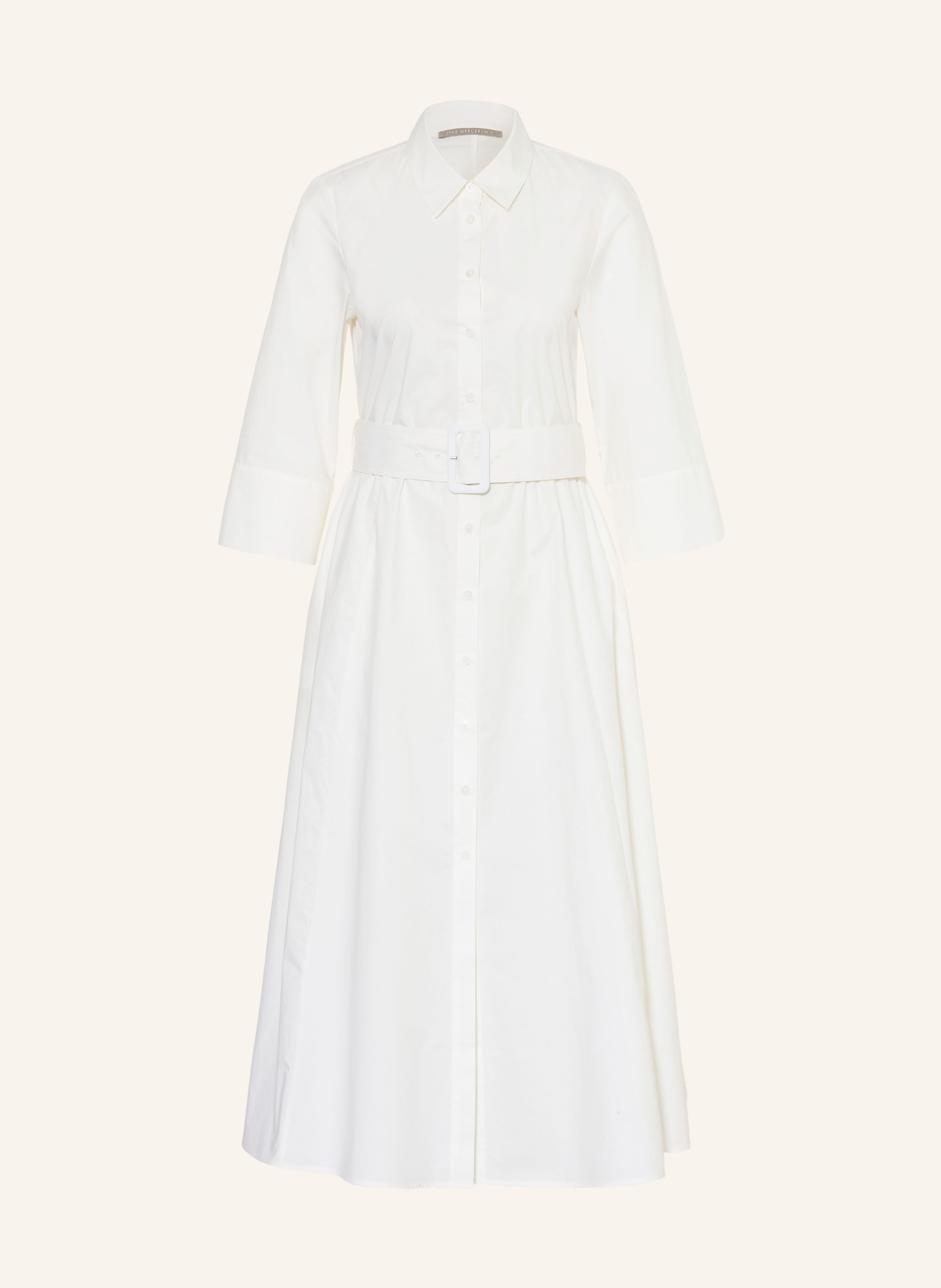 (THE MERCER) N.Y. Hemdblusenkleid mit 3/4-Arm