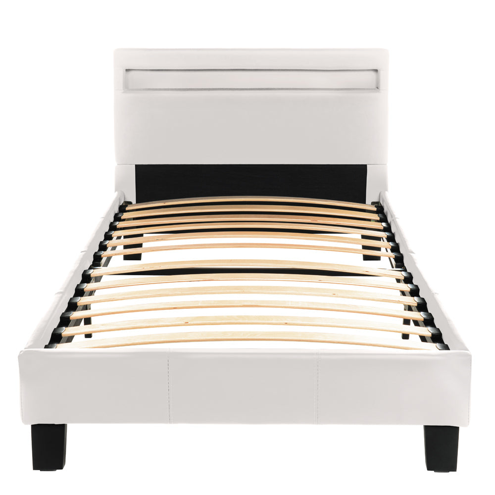 Home Deluxe LED bed ASTRO Wit 90 x 200 cm