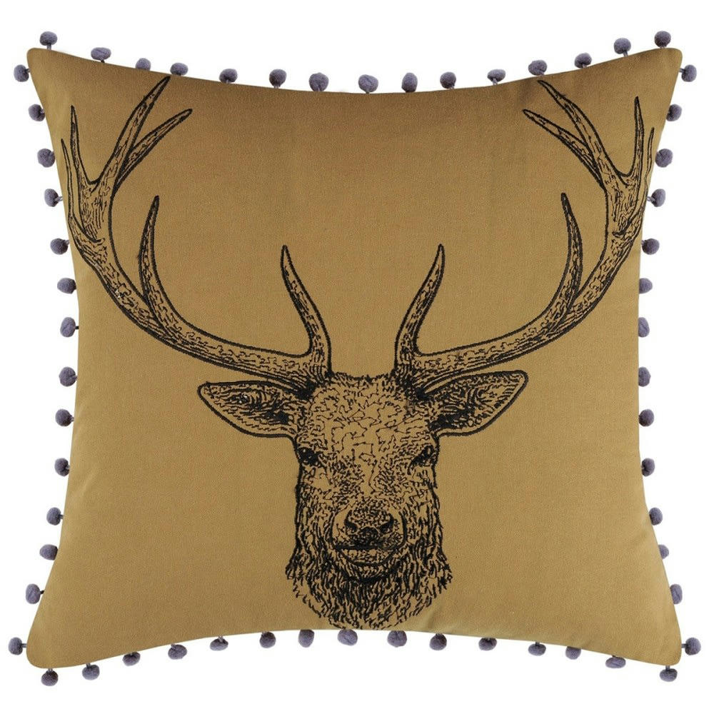 - Coussin Marron coton 40 X 40