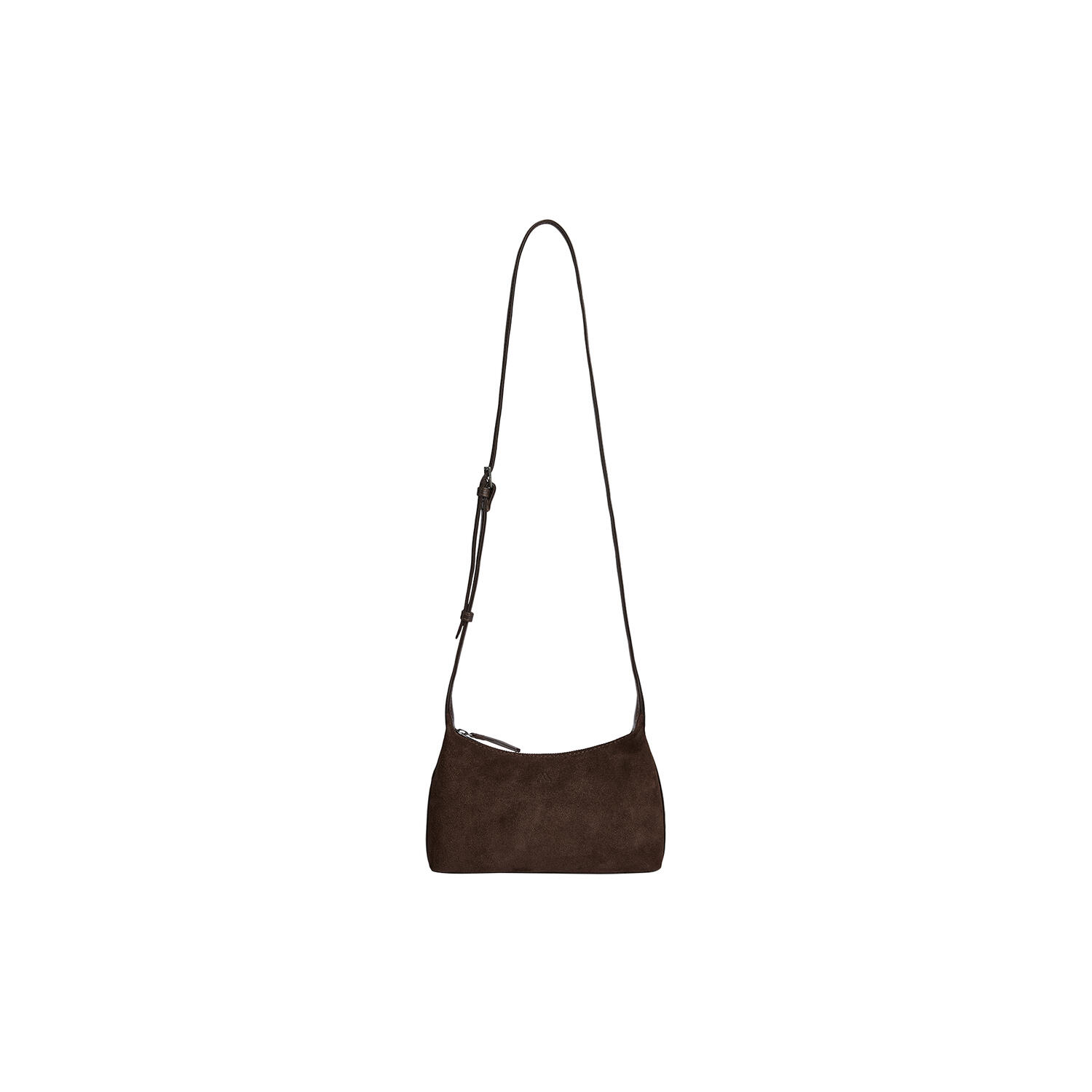 AvenyaMBG Cross. Bag Suede, dark brown