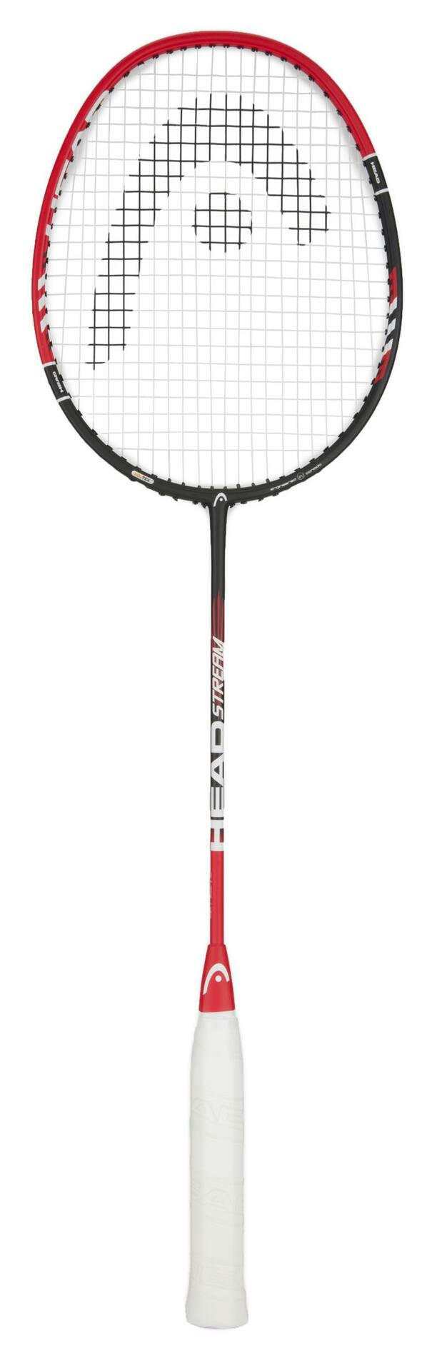 HEAD Stream Aluminum & Graphite Badminton Racquet/Racket, Red/Black