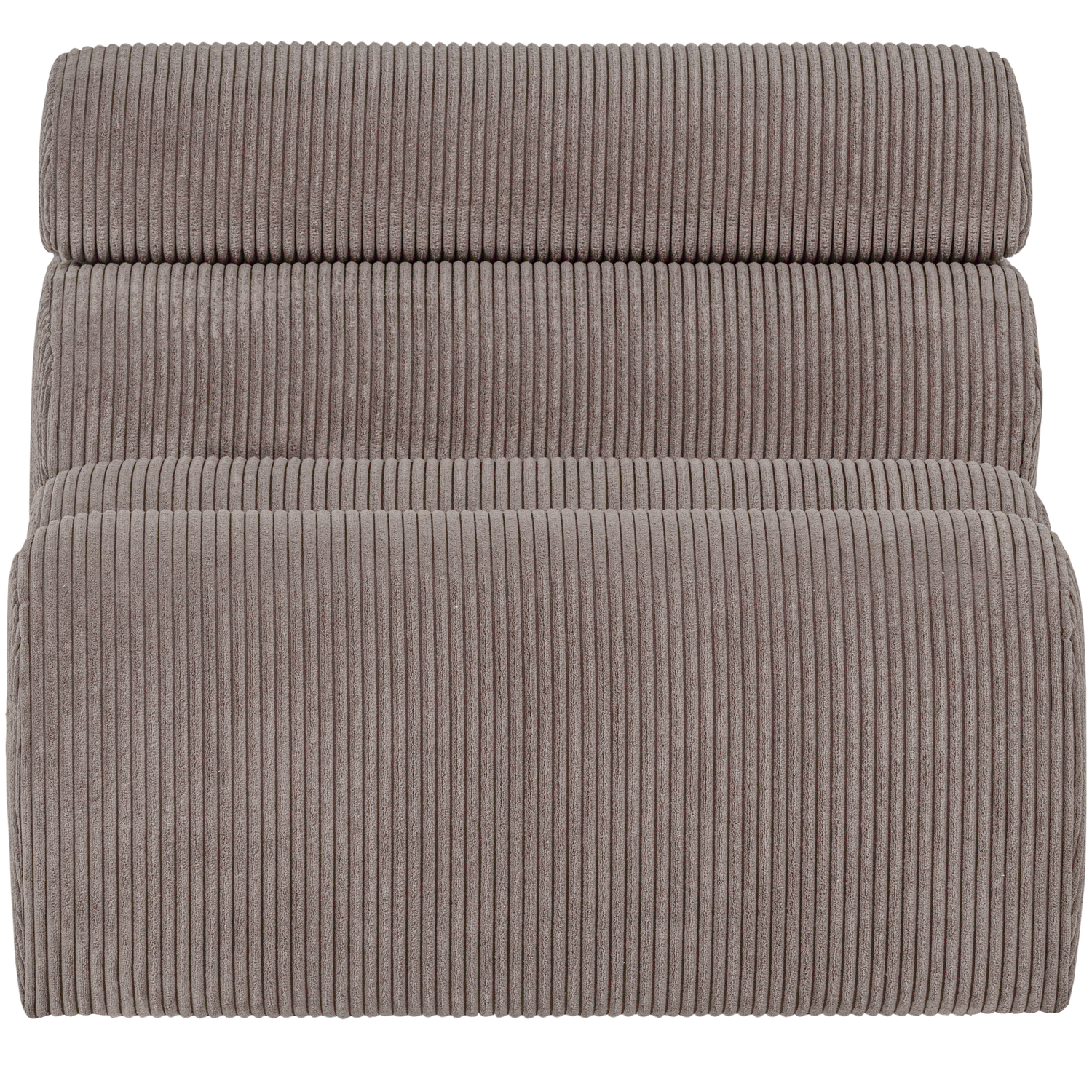 WOOOD 1-zits element bank Novi - Ribstof - Zand - 86x82x113
