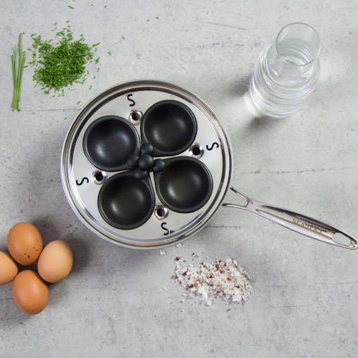 Scanpan Impact 20cm Egg Poacher Set With Lid