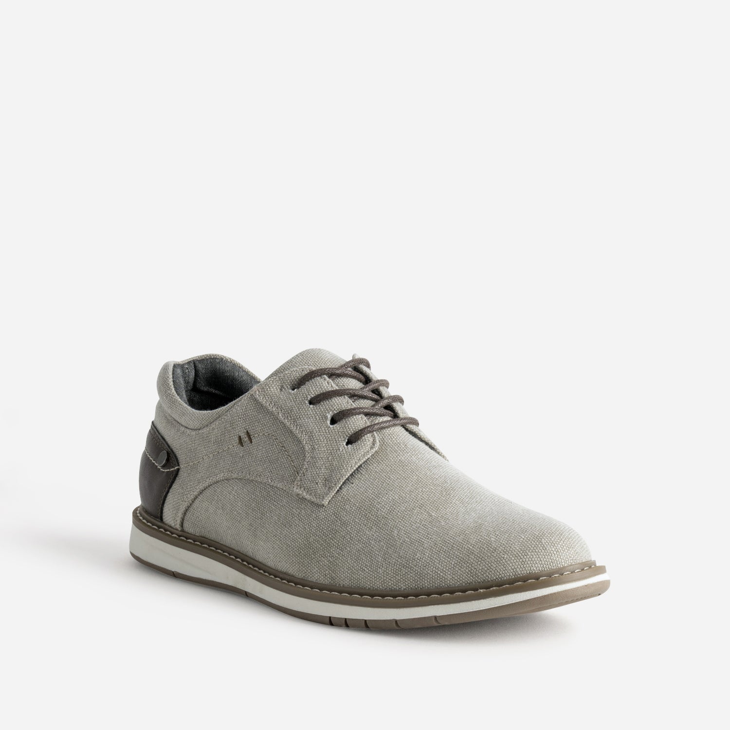 Derby confort beige en toile