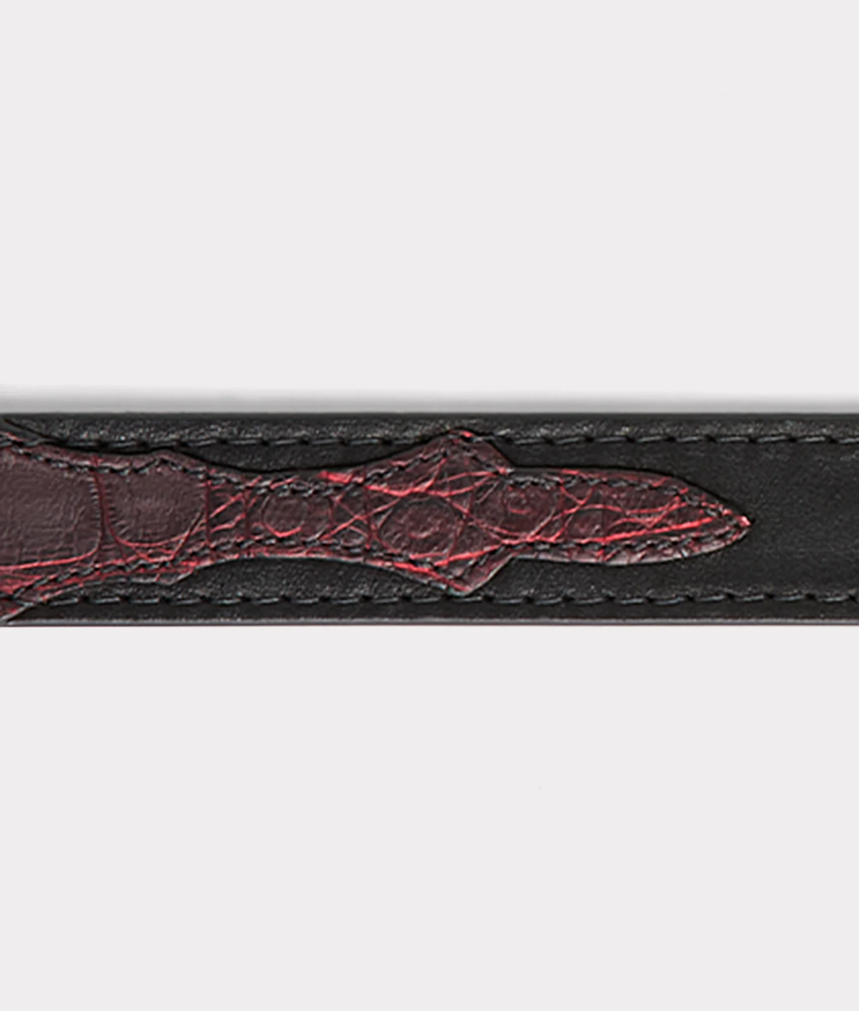 Exotic Dog Collar - Black Cherry