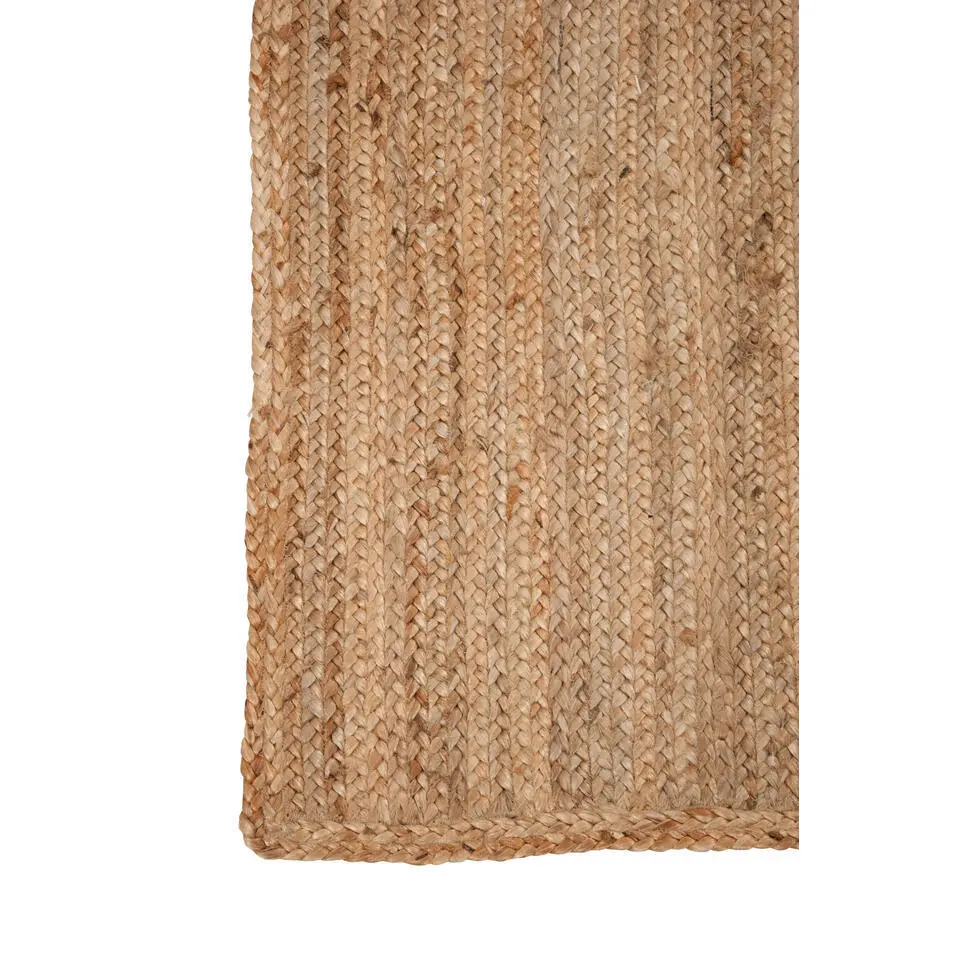 J-Line - Tapijt Rechthoek Jute Naturel - 180x120x1cm