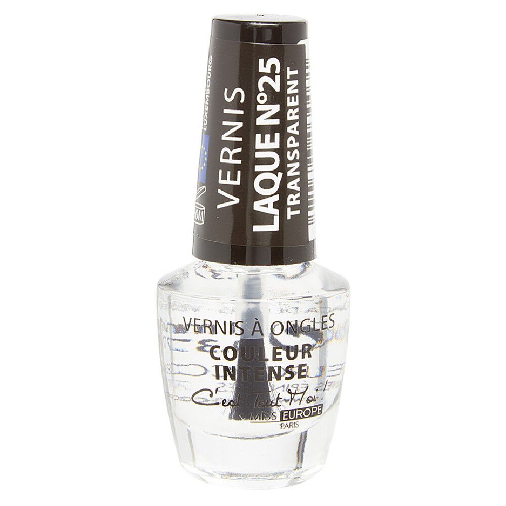 Vernis à ongles laqué transparent n°25