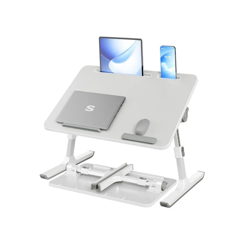 Table de lit pour ordinateur portable en aluminium