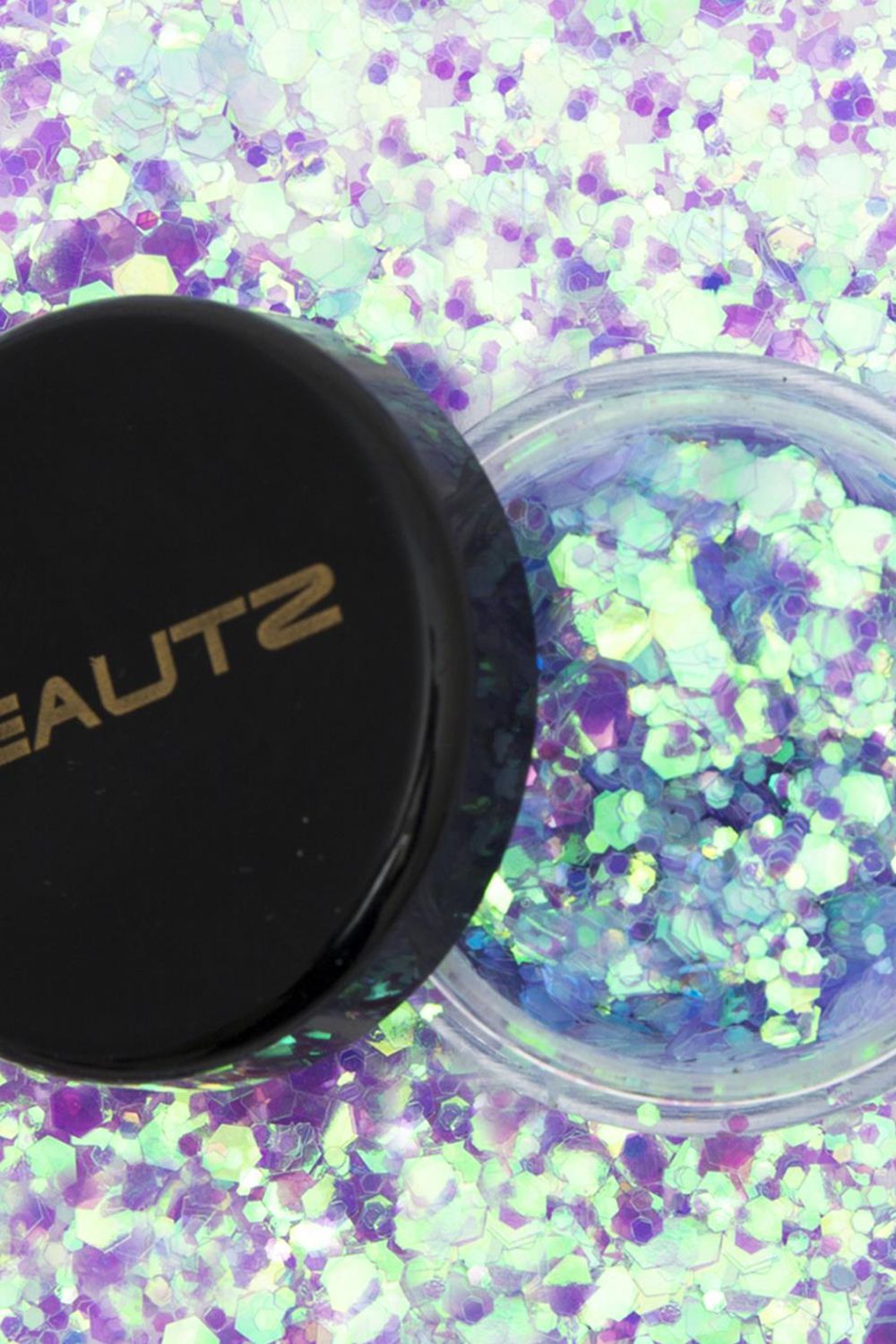Envie Beautz Chunky Glitter Unicorn 10ml Pot 5g Cosmetic Body Face Festival Pink Glam