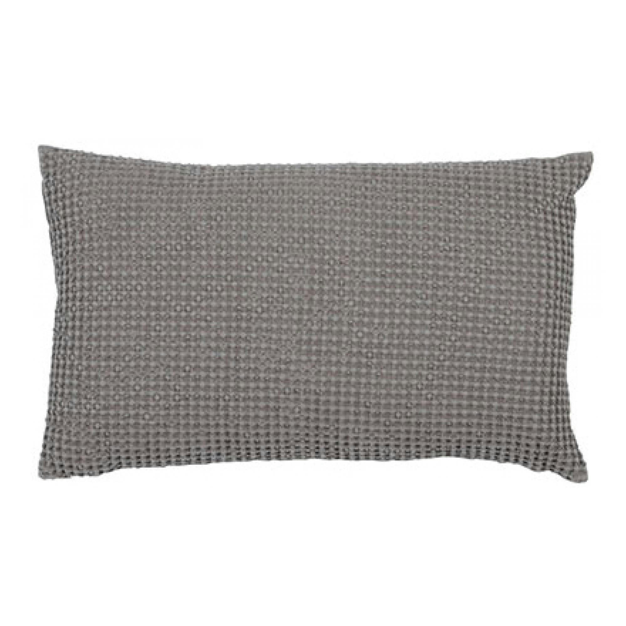 MAIA - Coussin  en coton tourterelle 30 x 50