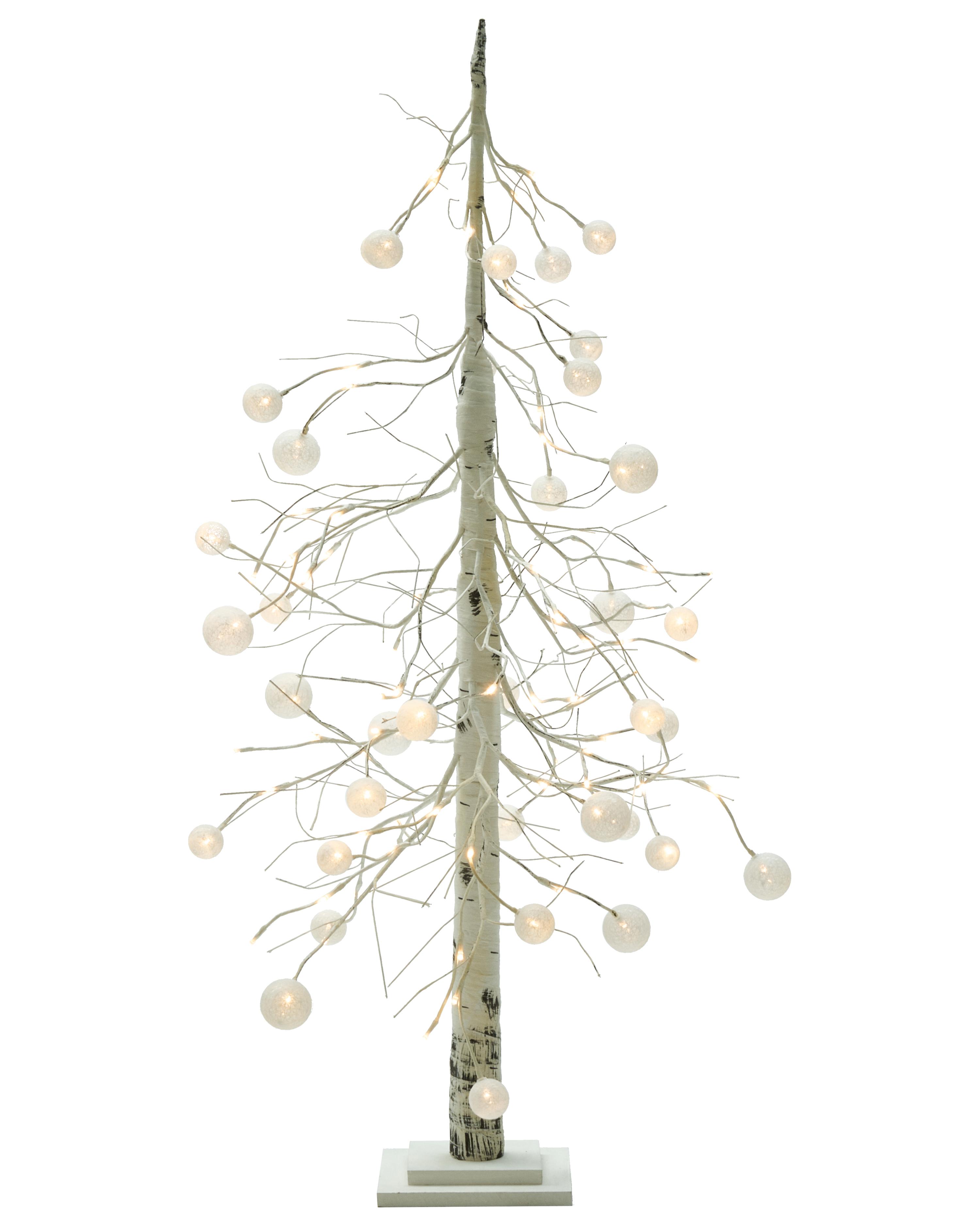 Outdoor Decoration LED HOLAR Christmas Tree 122 cm White