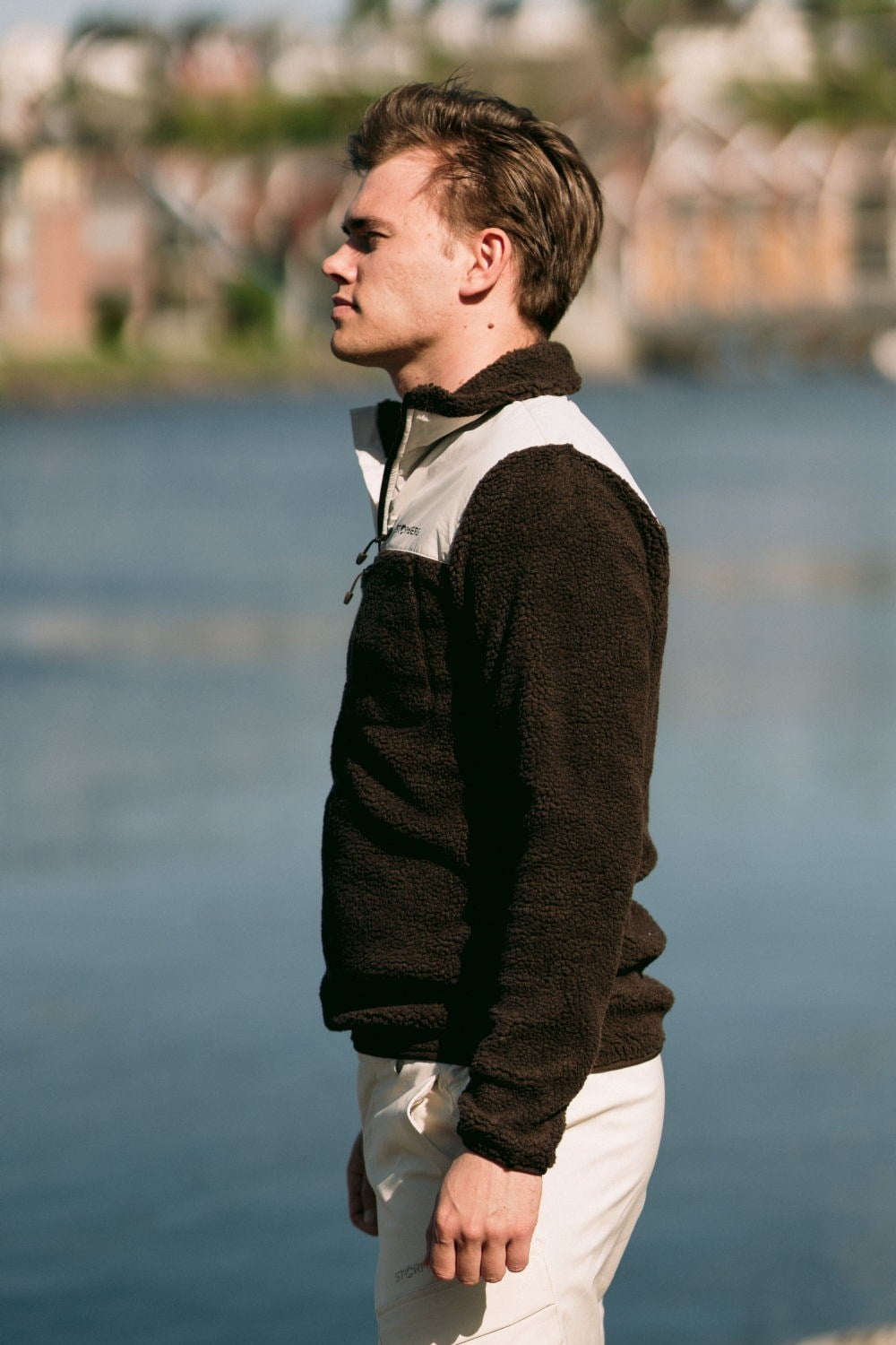 Åkrafjell Half Zip sherpagenser
