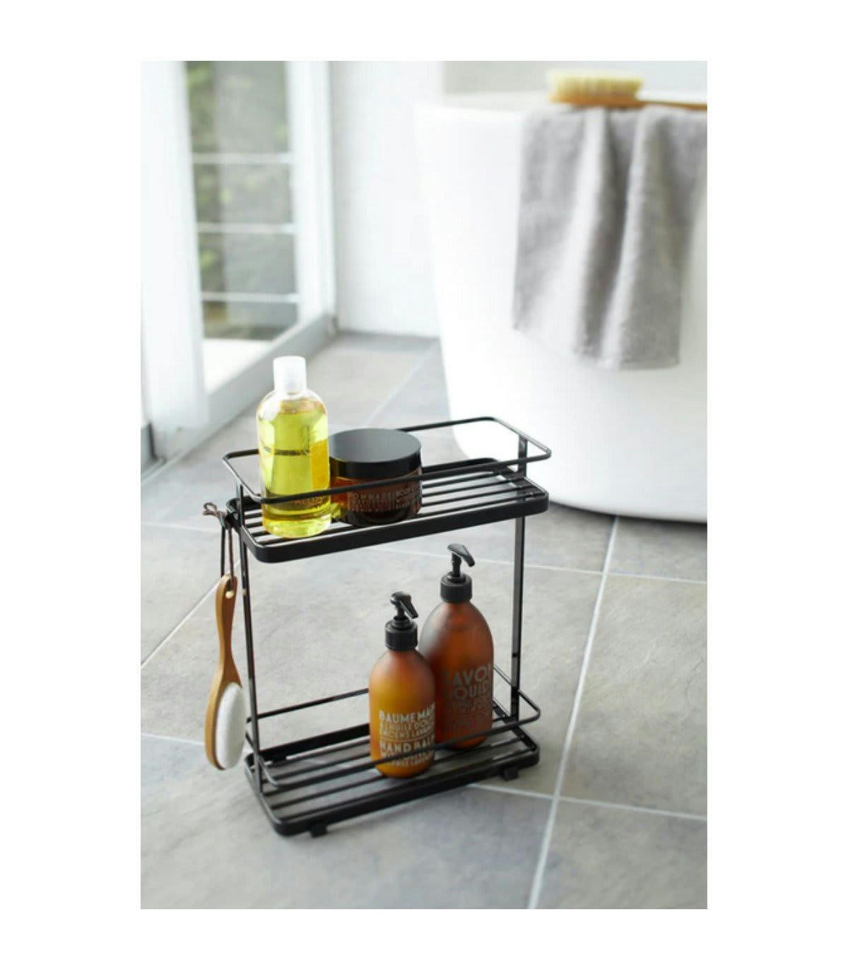 - Desserte à roulettes en acier - L38 cm