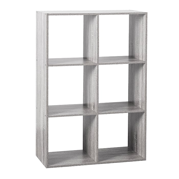 Estante cinza para 6 caixas MIXMODUL